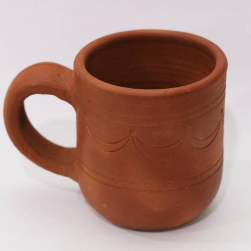 Clay Coffee cups - Pack of 2 | Earthenware Coffee mug - 2