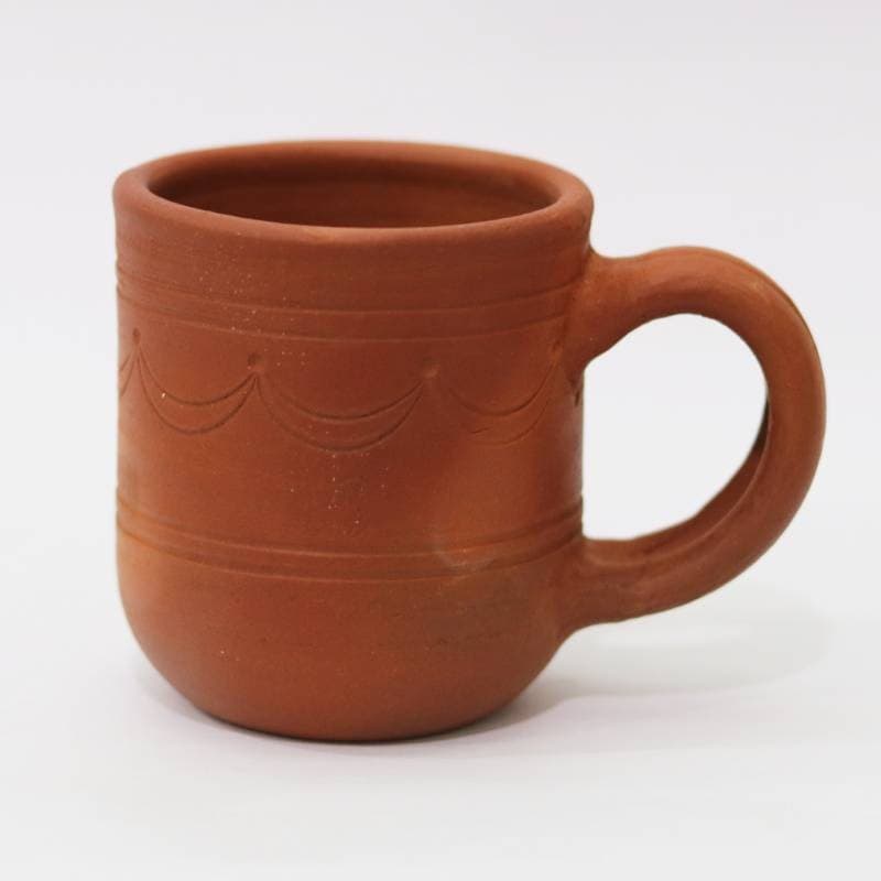 Clay Coffee cups - Pack of 2 | Earthenware Coffee mug - 3
