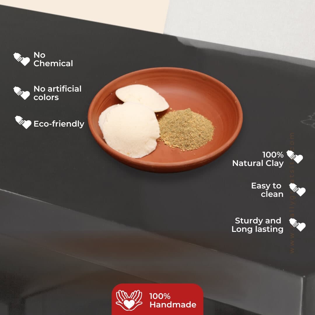 Clay Dinning Plate - set of 2 - 3