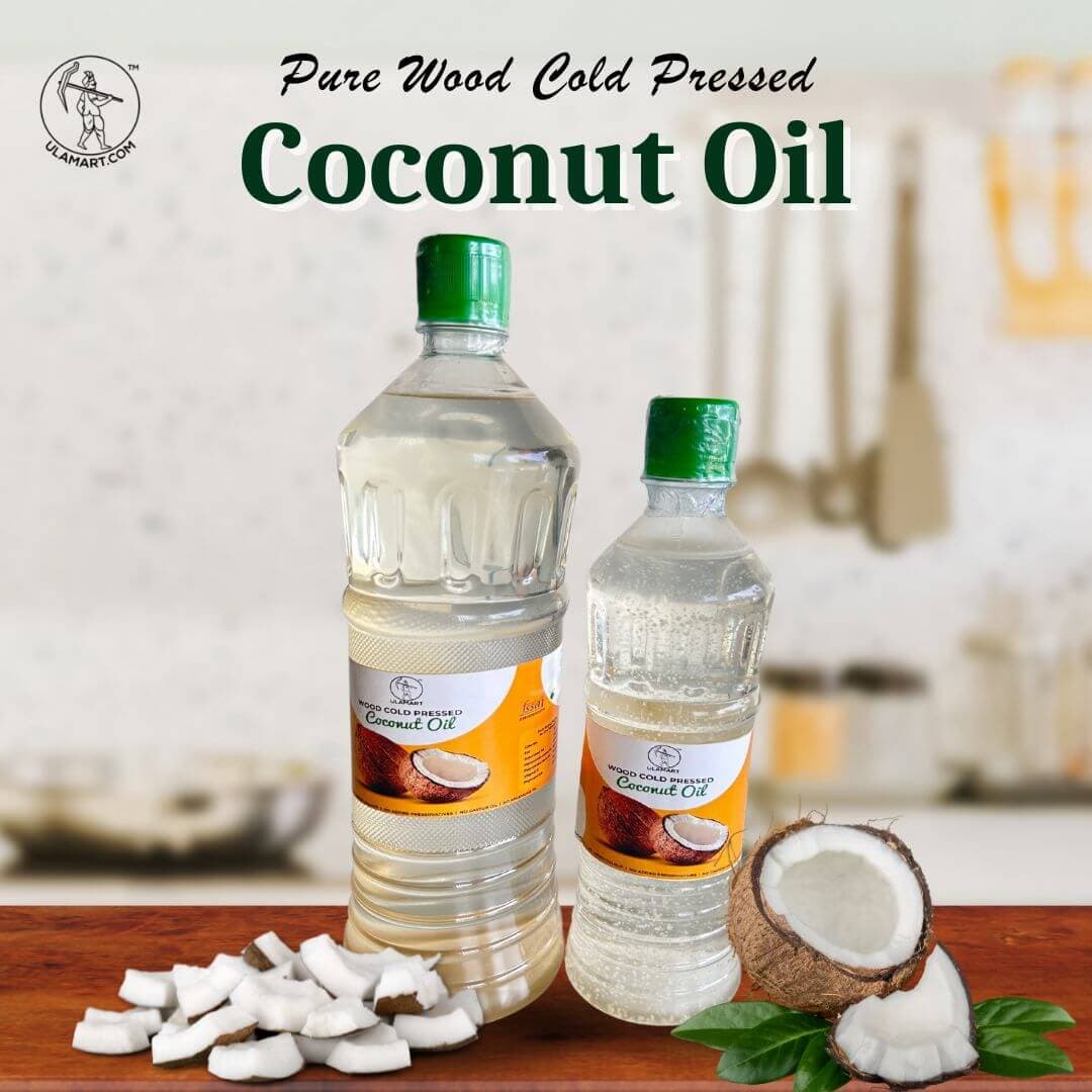 Pure Wood Cold-Pressed Coconut Oil – 100% Natural Cooking Oil
