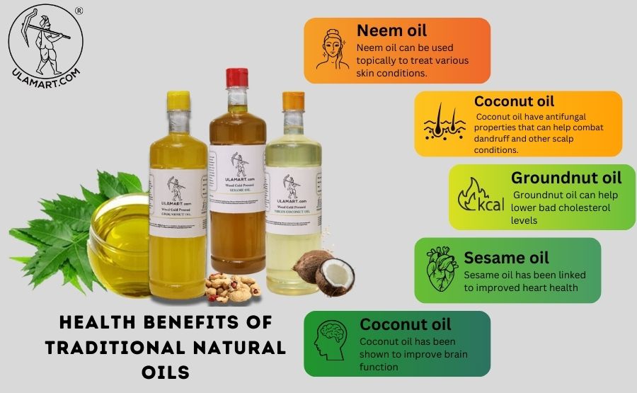 Health benefits of traditional natural oils