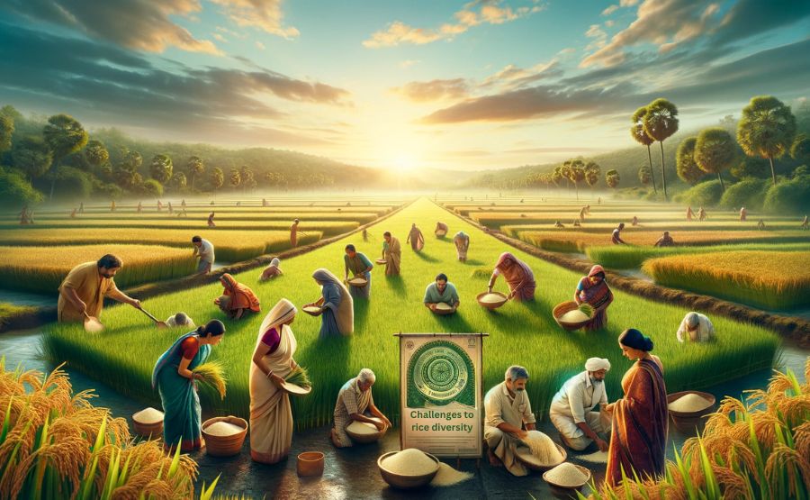 Challenges to rice diversity