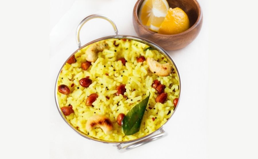 Karun Kuruvai lemon rice