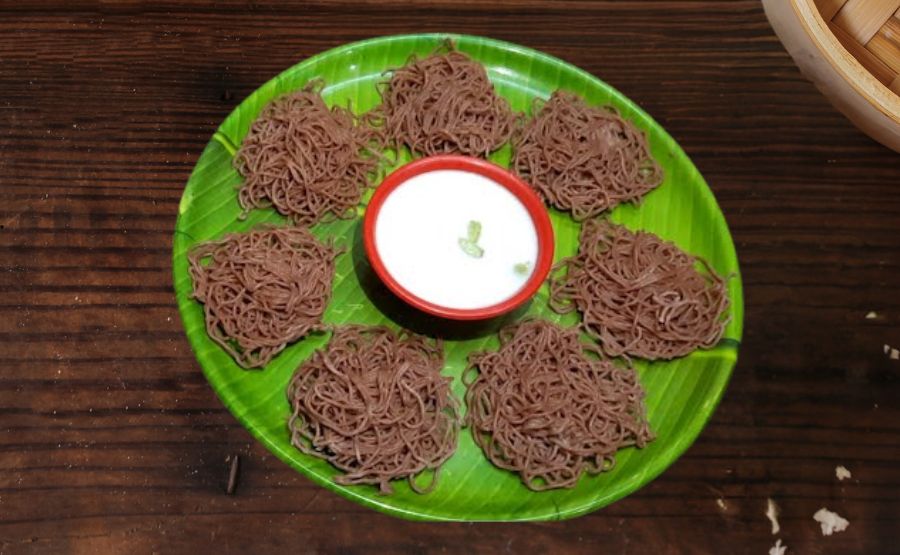 Poongar rice idiyappam