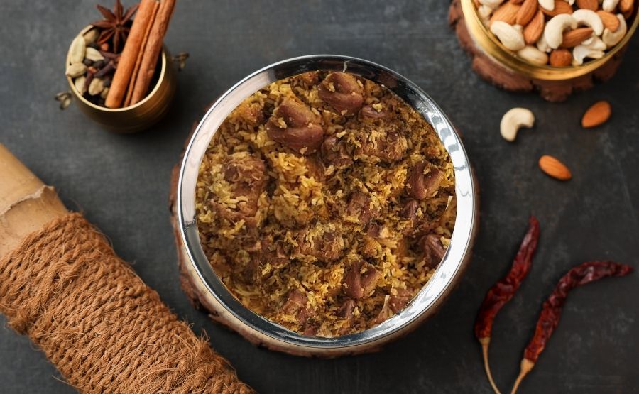 Kalanamak mutton briyani
