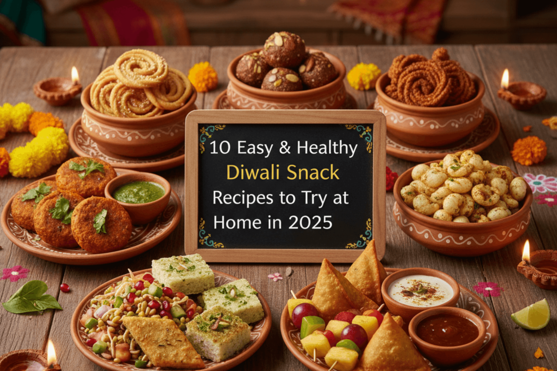 10 Easy & Healthy Diwali Snack Recipes to Try at Home in 2025