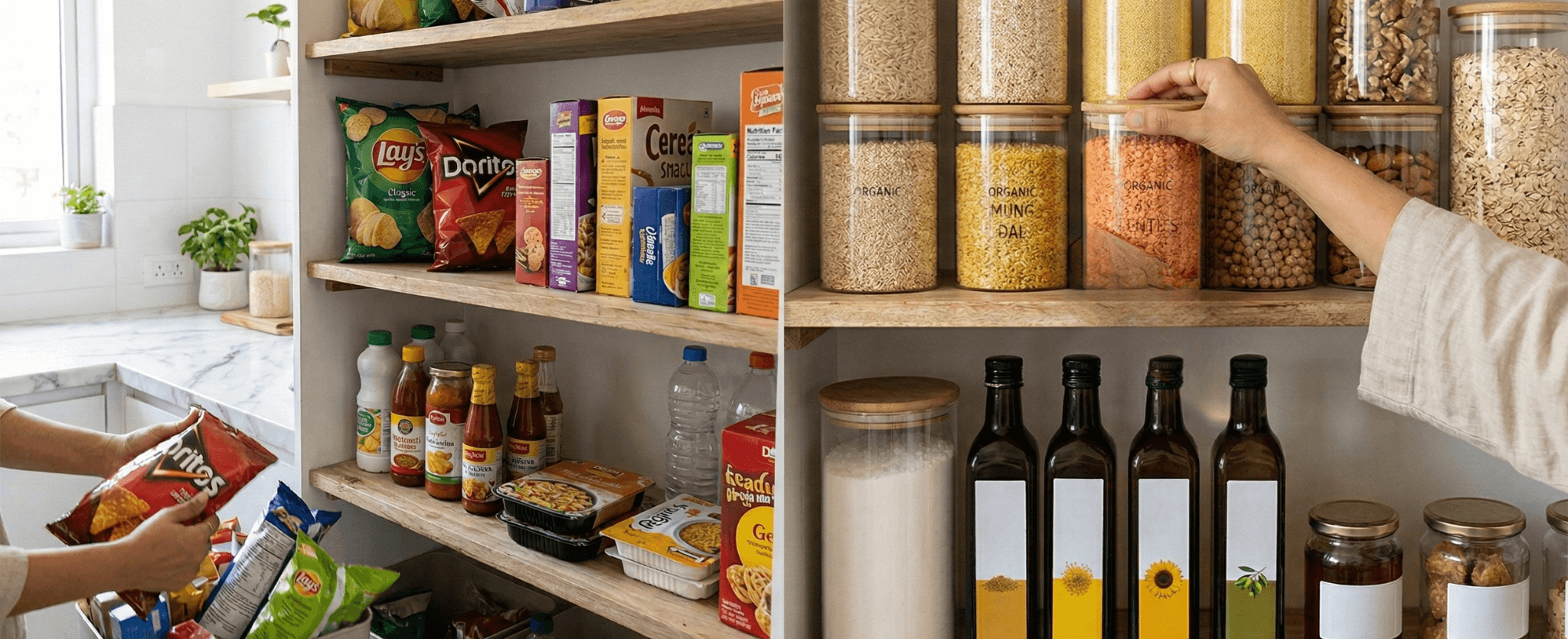 
        How to Start a Healthy Pantry Makeover: Replacing Processed with Organic