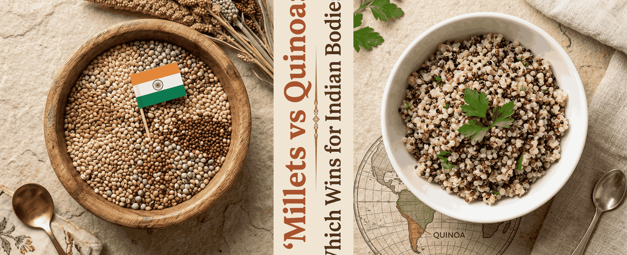 
        Millets vs Quinoa: Why Indian Grains Win for Indians