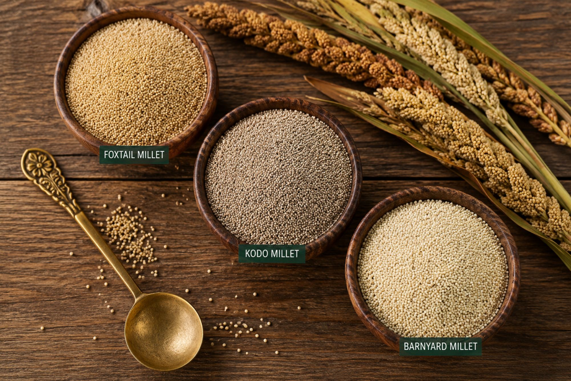 
        Foxtail Millet, Kodo Millet, and Barnyard Millet: Choosing the Right Millet for Your Goal