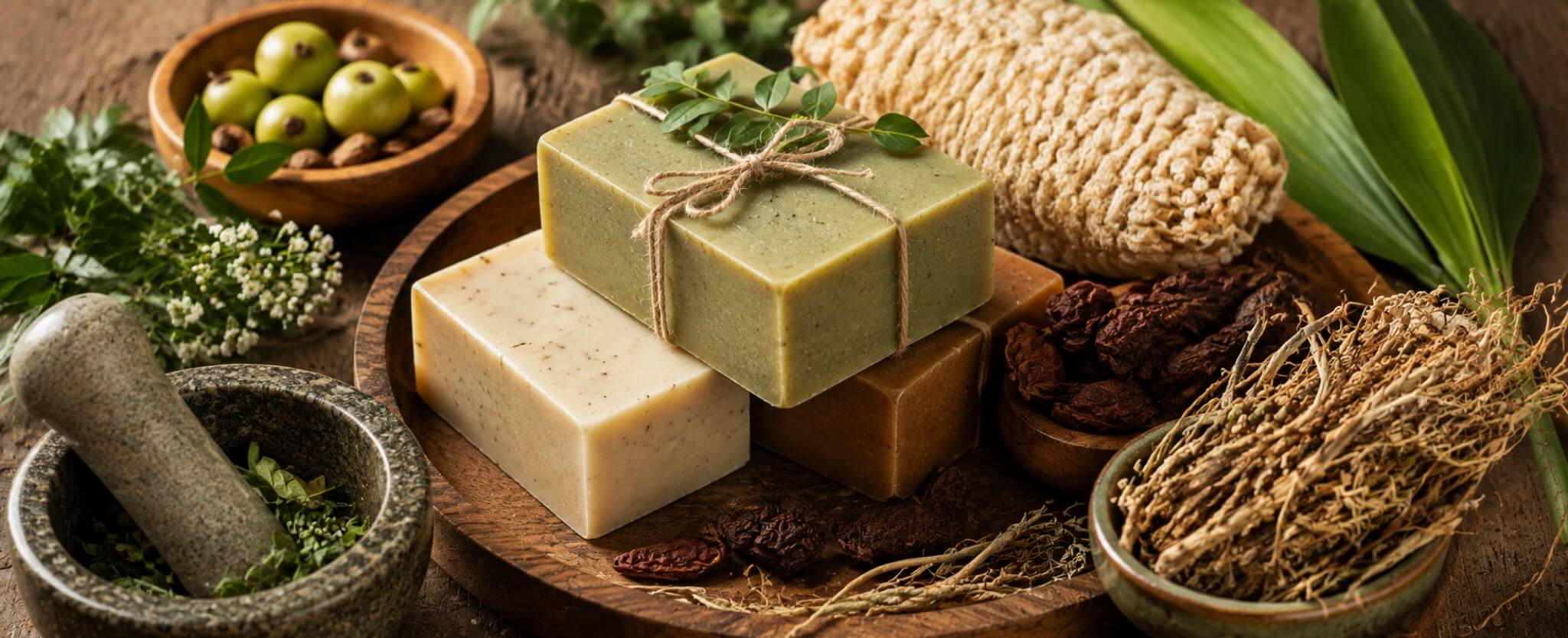 
        Handmade Herbal Soaps: Why Ingredients Like Vetti Veru and Shikakai Still Matter