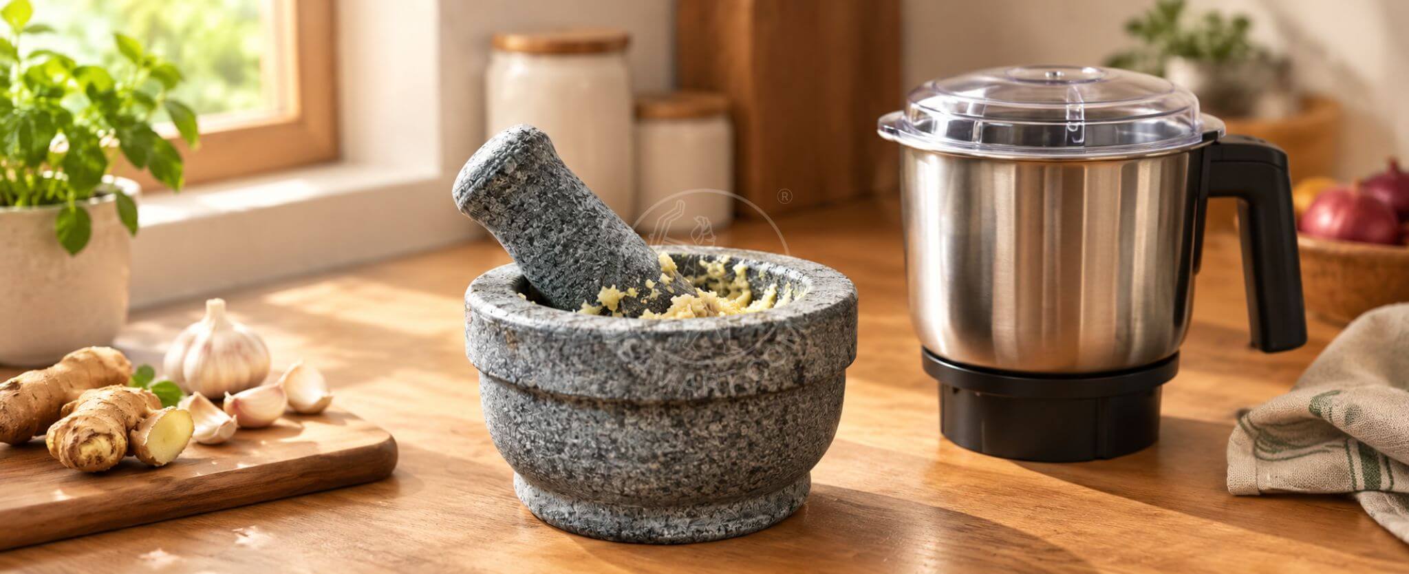
        Stone Mortar and Pestle vs Electric Grinder: Which Should You Buy for Everyday Cooking?