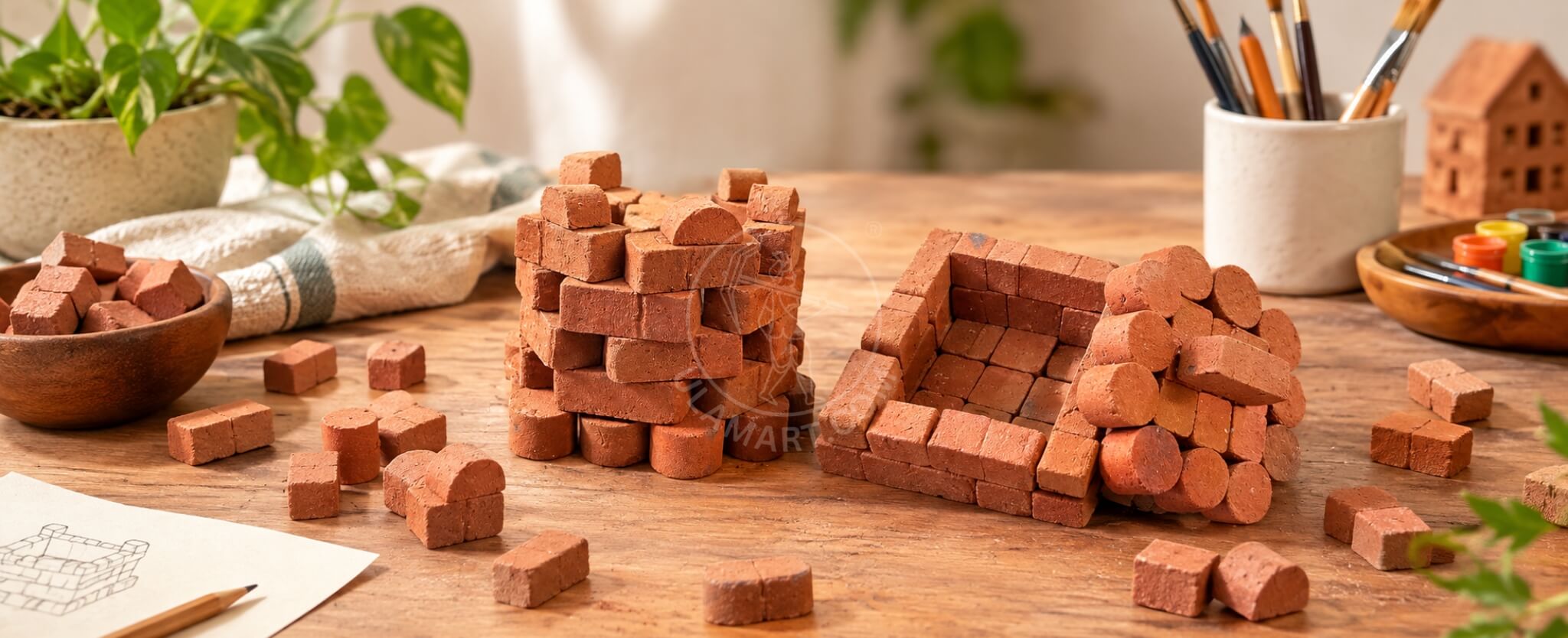 Terracotta Mini Bricks
