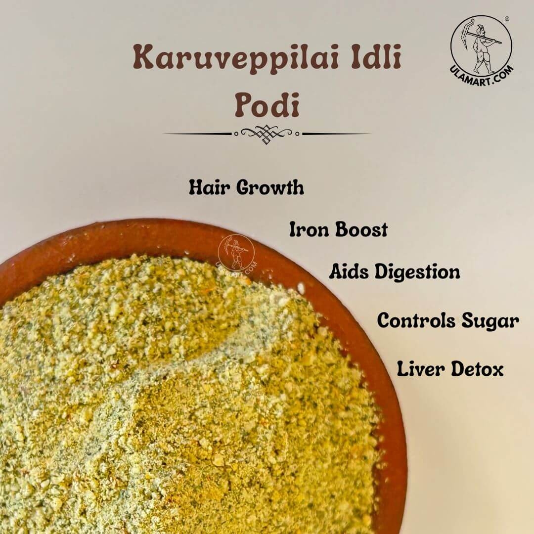 Buy Idli Milagai Podi Curry Leaf Chutney Powder Karuveppilai Podi - Main Image