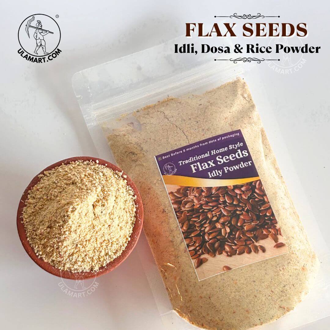 Flax Seeds Idli Podi | Aali vithai idli podi Omega-3 Rich Chutney Powder for Healthy Tiffin