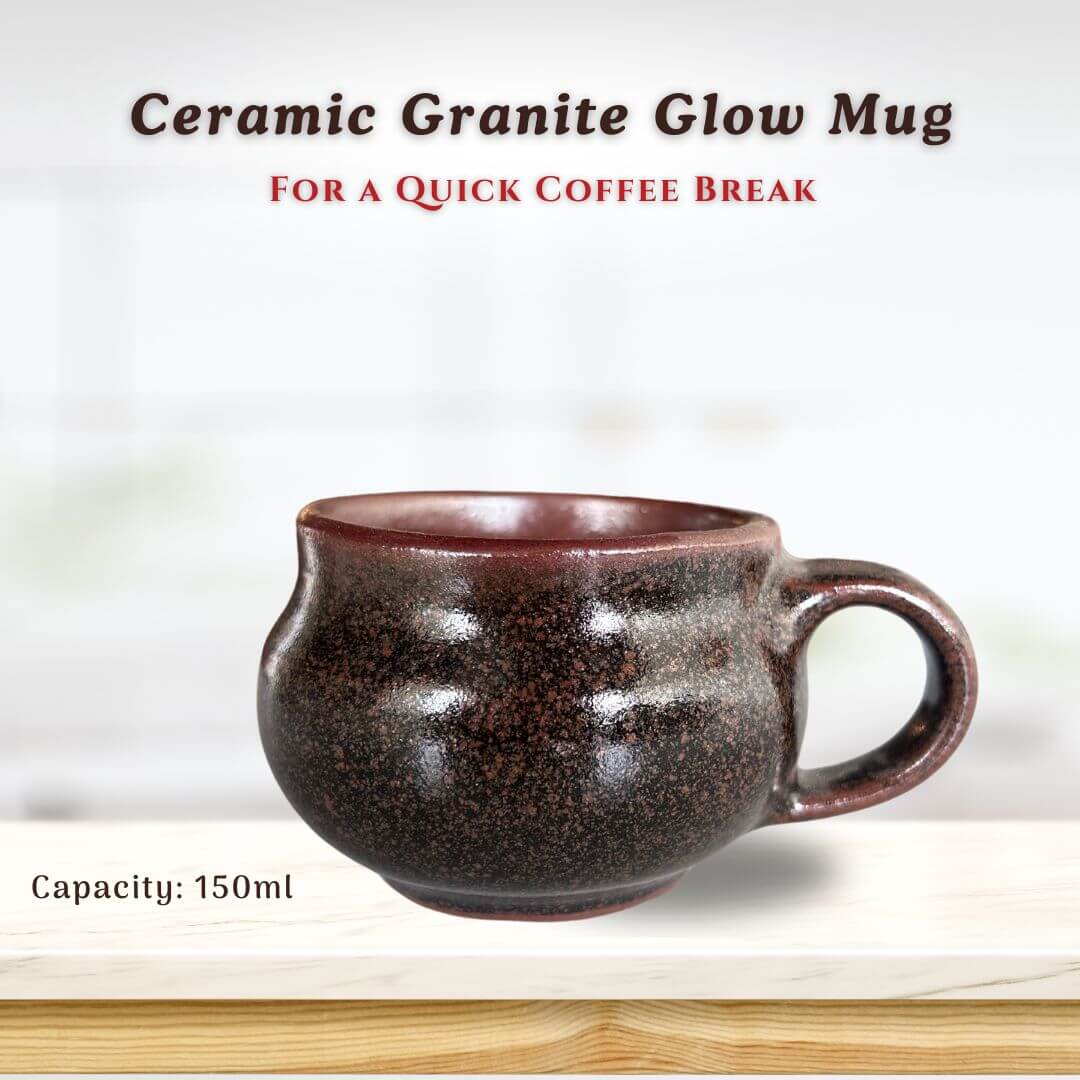 Ceramic Granite Glow Coffee Mug | 150ml