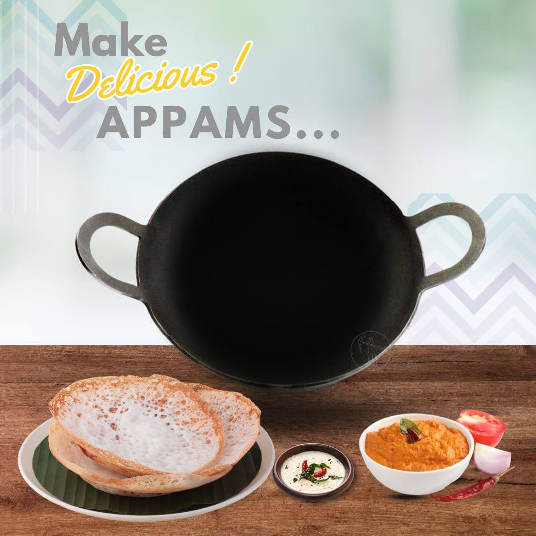 Iron Appam Pan | Irumbu Appachatti | Appam Chatti