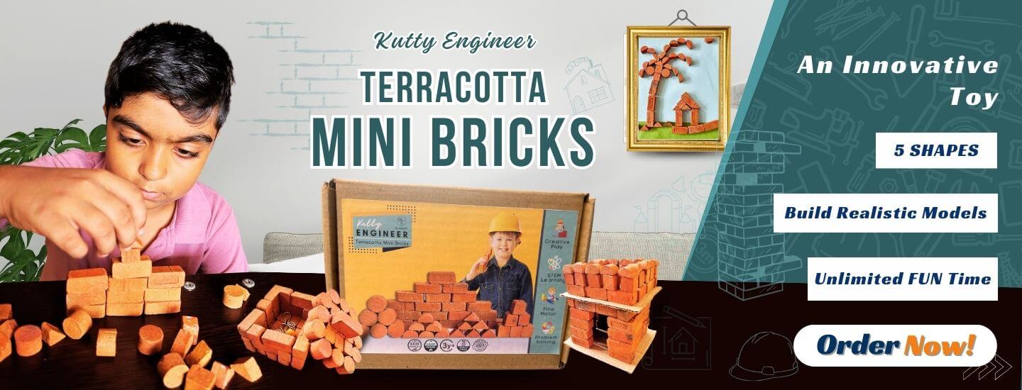 Ulamart Terracotta Mini Bricks