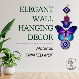 Butterfly Hanging Wall Decor | Blue colour