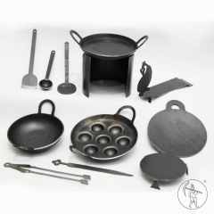Iron Miniature Cooking Set - 12 pcs - Bigger size