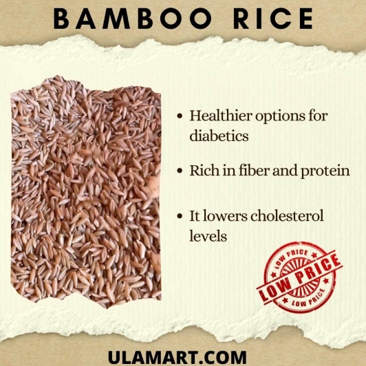 Bamboo Rice - Organic Rice - Mulayari - Unpolished Rice