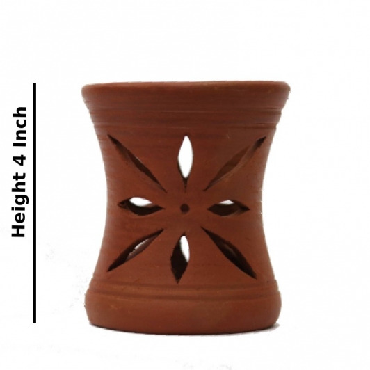 Clay Pencil-Pen Stand | Earthen pencil-pen stand