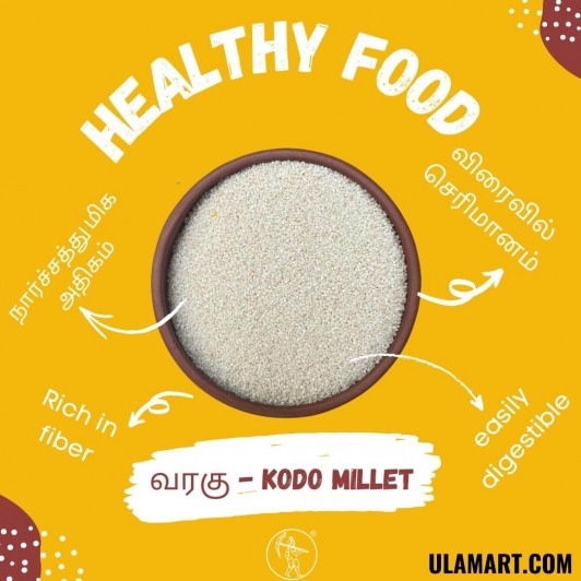 Kodo Millet| Organic Varagu | Super Saver, Buy 1kg & SAVE Rs.60/-