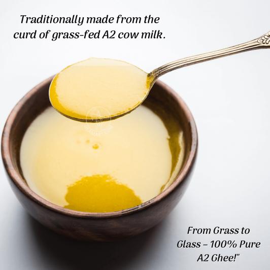A2 Pure Cow Ghee Made from Native Cow’s Milk  | Naatu Maatu Nei