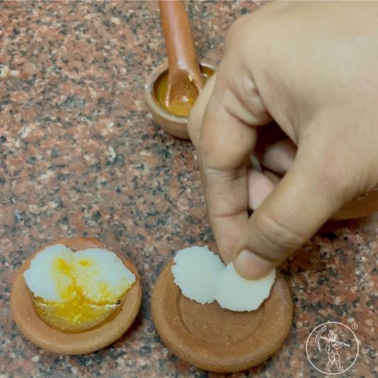 Miniature Clay Idli and Dosa Maker - Medium size