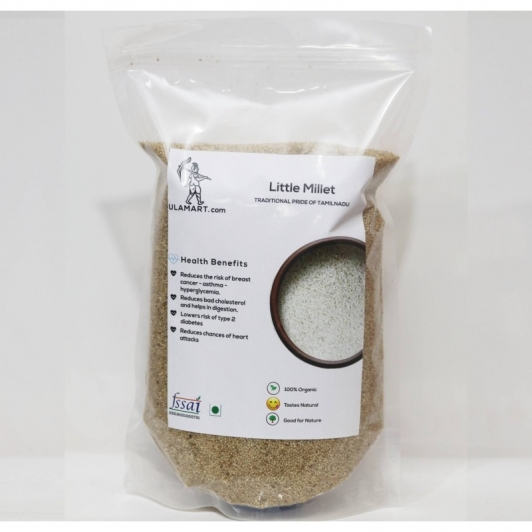 Little Millet | Organic Saamai | Super Saver, Buy 1 kg & SAVE Rs.60/-