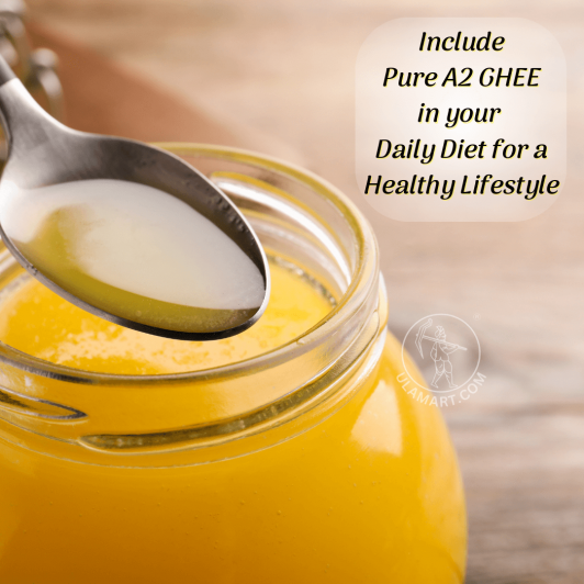 A2 Pure Cow Ghee Made from Native Cow’s Milk  | Naatu Maatu Nei