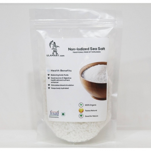 NATURAL RAW SEA SALT -NON IODIZED | CRYSTAL SALT