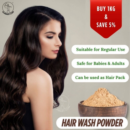 Homemade Shikakai Hair Wash Powder with 12 Natural Ingredients | Herbal & Chemical-Free Care