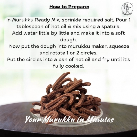 Instant Murukku Mix - Mappillai Samba Rice Murukku