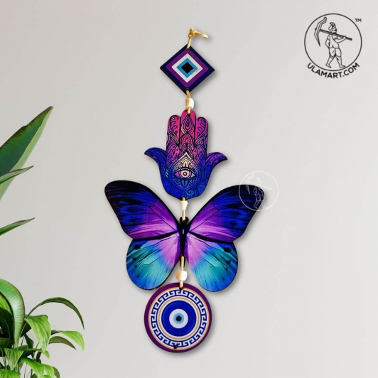 Butterfly Hanging Wall Decor | Blue colour
