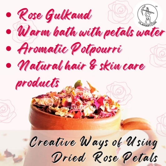 Dried Paneer Rose Petals | Paneer Roja Idhalgal | Gulab Patti 