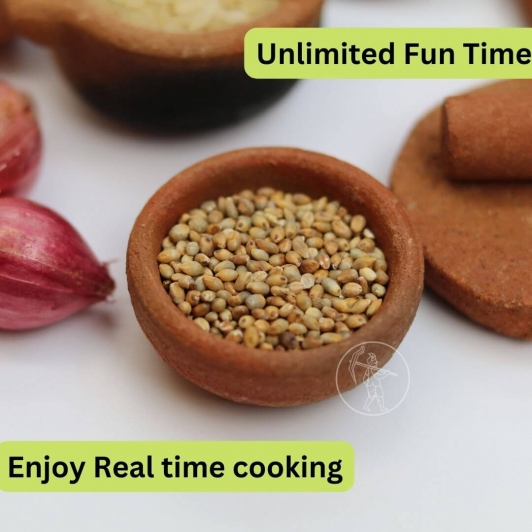 Clay 30 Pieces Kitchen Cooking Set | Miniature For Kids | Summer Offer Price