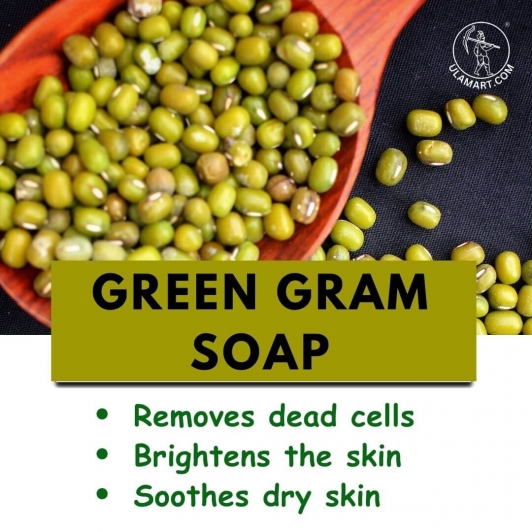 Green Gram Soap | Traditional | Radiates Skin | Cold Pressed