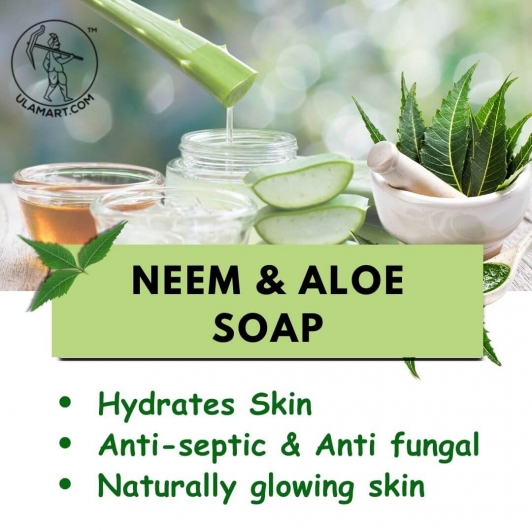 Neem & Aloevera Soap | Natural | Handmade | Cold Pressed