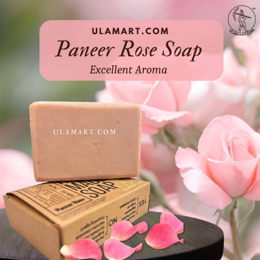 Paneer Rose Soap| Aromatic | Brightens Skin | Cold Pressed