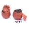 3 inch Clay Pot With Lid - Pack of 2| Storage Pot