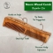 Natural Neem Wood Comb | Super Saver 2 Pieces Combo