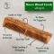 Natural Comb made of Neem Wood | Herbal Oil infused | Soft on Hair