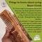 Natural Comb made of Neem Wood | Herbal Oil infused | Soft on Hair