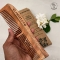 Natural Comb made of Neem Wood | Herbal Oil infused | Soft on Hair