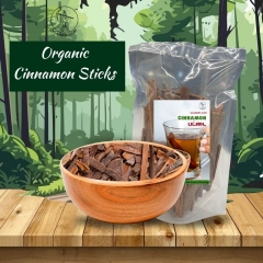 Organic Cinnamon Sticks | Pattai | Dalchini - 50g