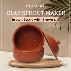 CLAY SPROUTING POT WITH LID | SPROUT MAKER | ECO-FRIENDLY